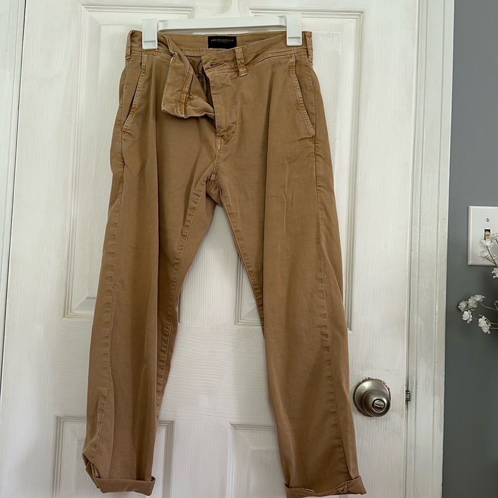 Boys American eagle khaki pants